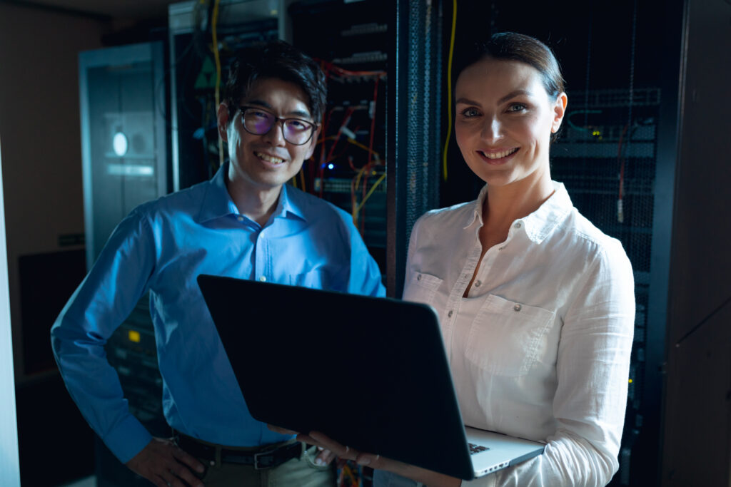 Virtual data centre monitored by KLR engineers