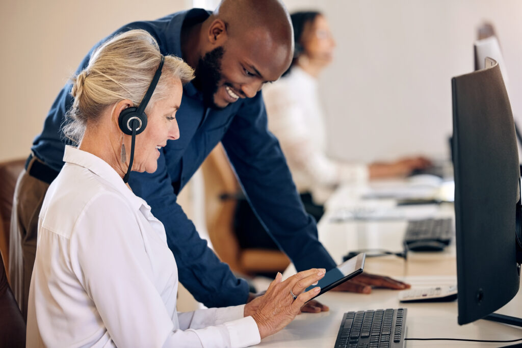 VoIP setup managed by KLR technicians for business use