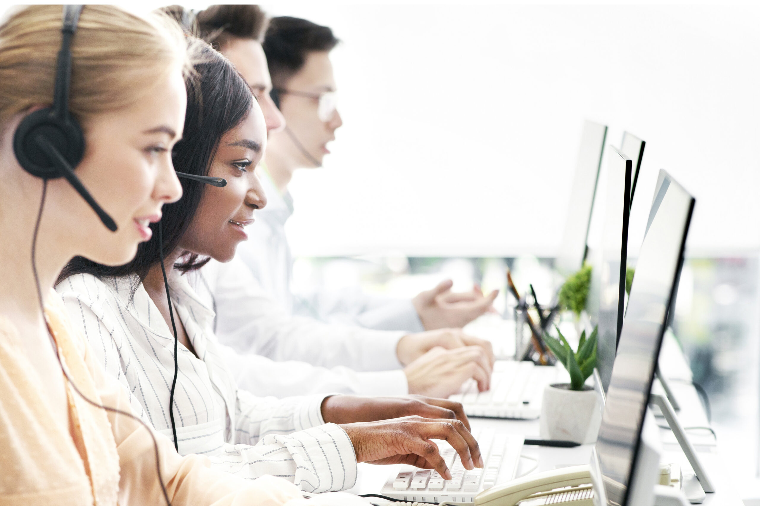 KLR support team managing hosted IP voice connections